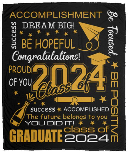 Class of 2024 Graduation Blanket 50x60
