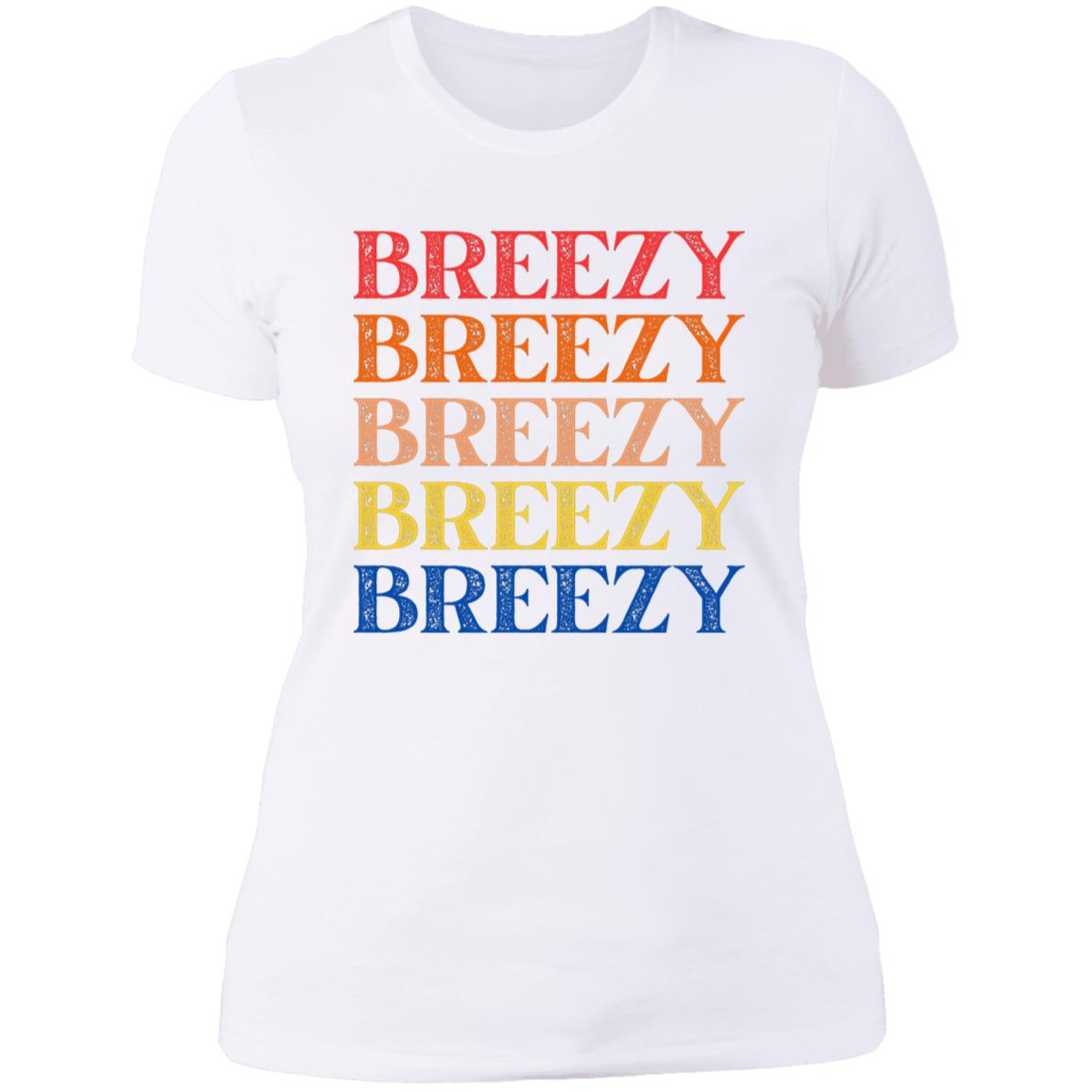 Breezy Distressed Colorful T-Shirt