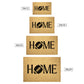 Football Home Outdoor Golden Coir Doormat