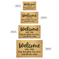 God Bless Our Home Outdoor Golden Coir Doormat