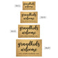 Grandkids Welcome Outdoor Golden Coir Doormat