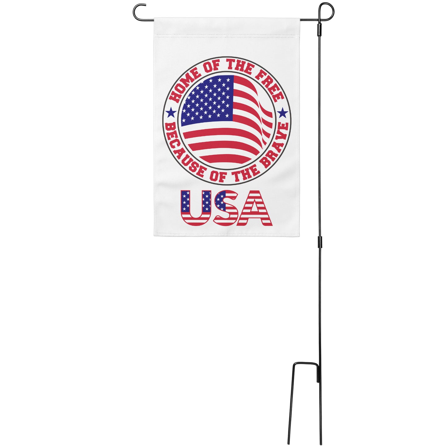 Home Of The Free Garden Flag