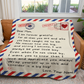 To Mom | Mom Personalized Letter Blanket - Always Be Your Little Boy | From Son