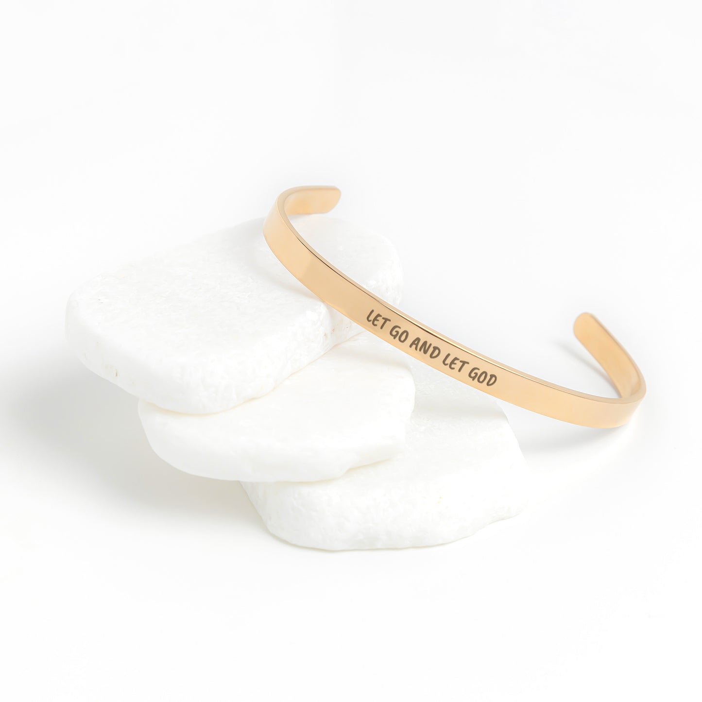 Let Go & Let God Cuff Bracelet