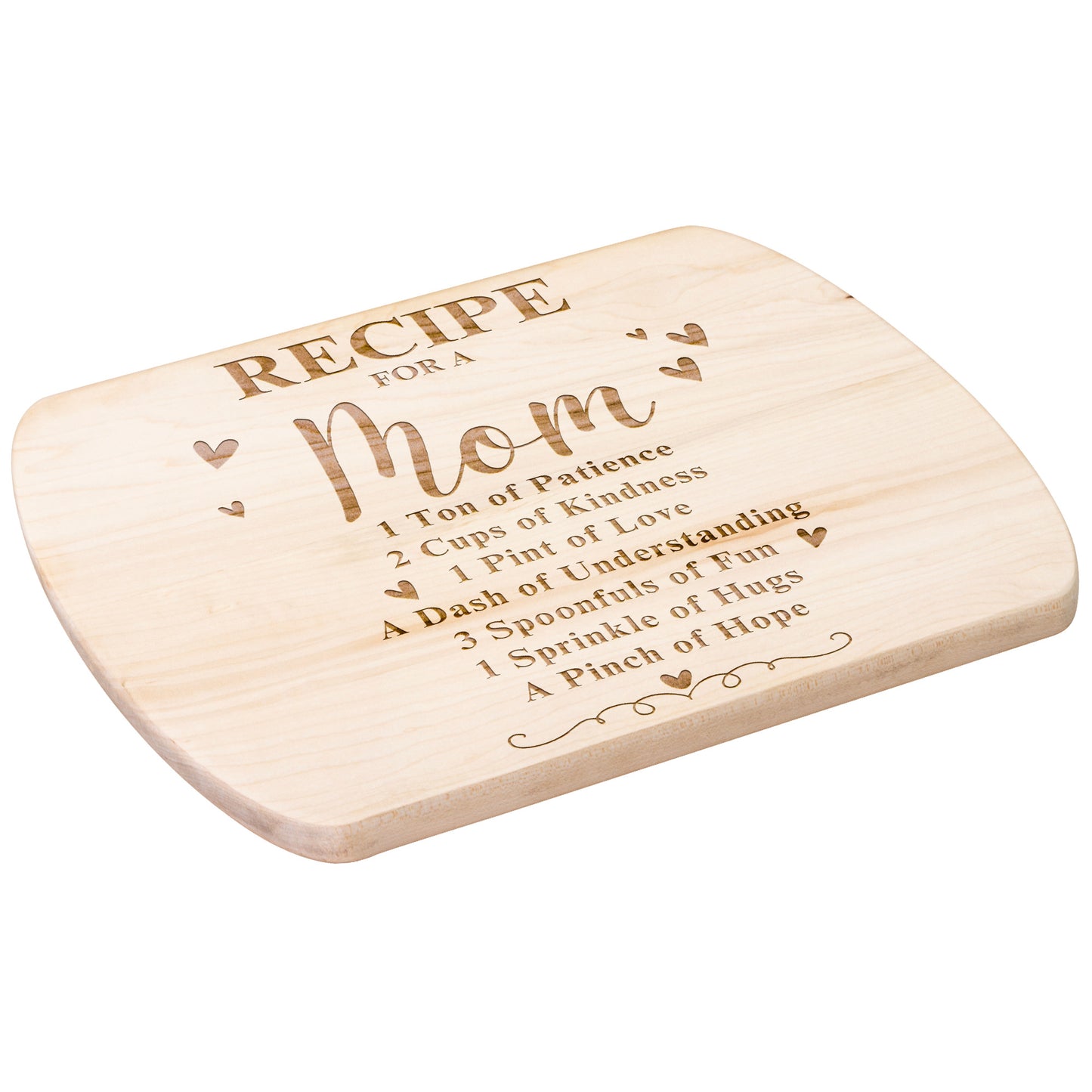 Gift For Mom | Mom Recipe Kitchen Cutting Board