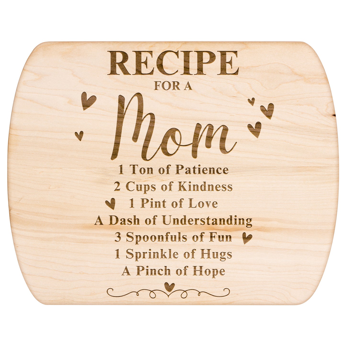 Gift For Mom | Mom Recipe Kitchen Cutting Board