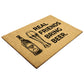 Real Friends Bring Beer Outdoor Golden Coir DoorMat