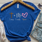 1 Cross + 3 Nails = 4Given T-Shirt | Faith Gift | Pastor Gift | First Lady Gift