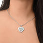Gift For Daughter | Last Breathe Heart Necklace From Dad