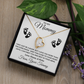 Gift For Mommy to Be | Forever Love Necklace - Little Feet