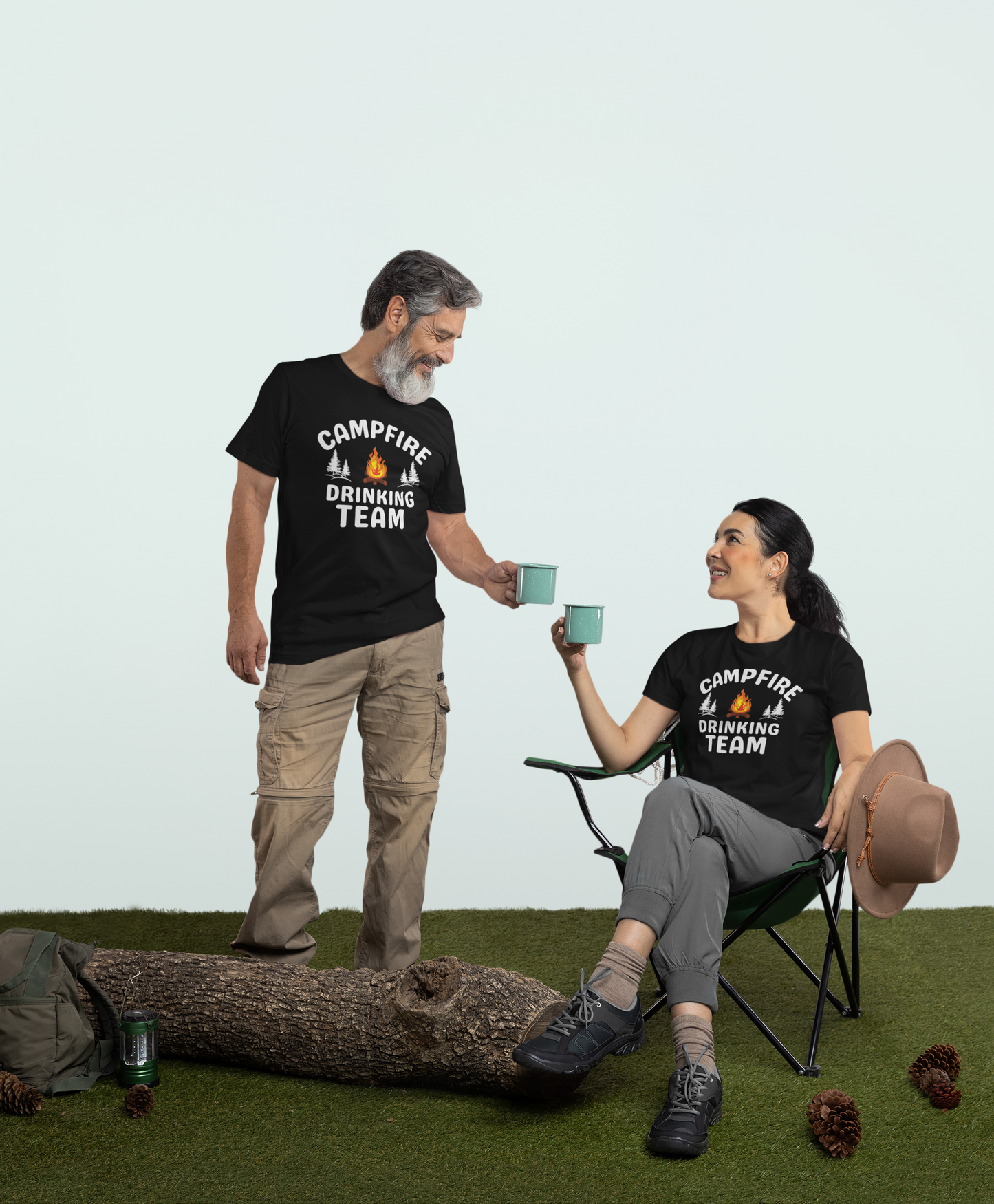 Campfire Drinking Team Hooded Sweatshirt