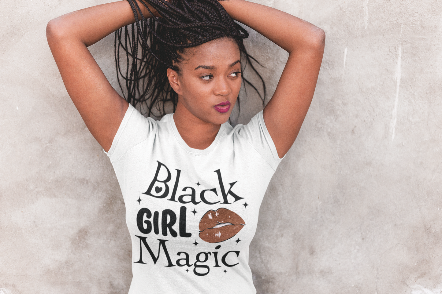 Black Girl - Brown Lips Magic T-Shirt
