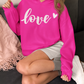 Pink Love Heart Valentines Shirt