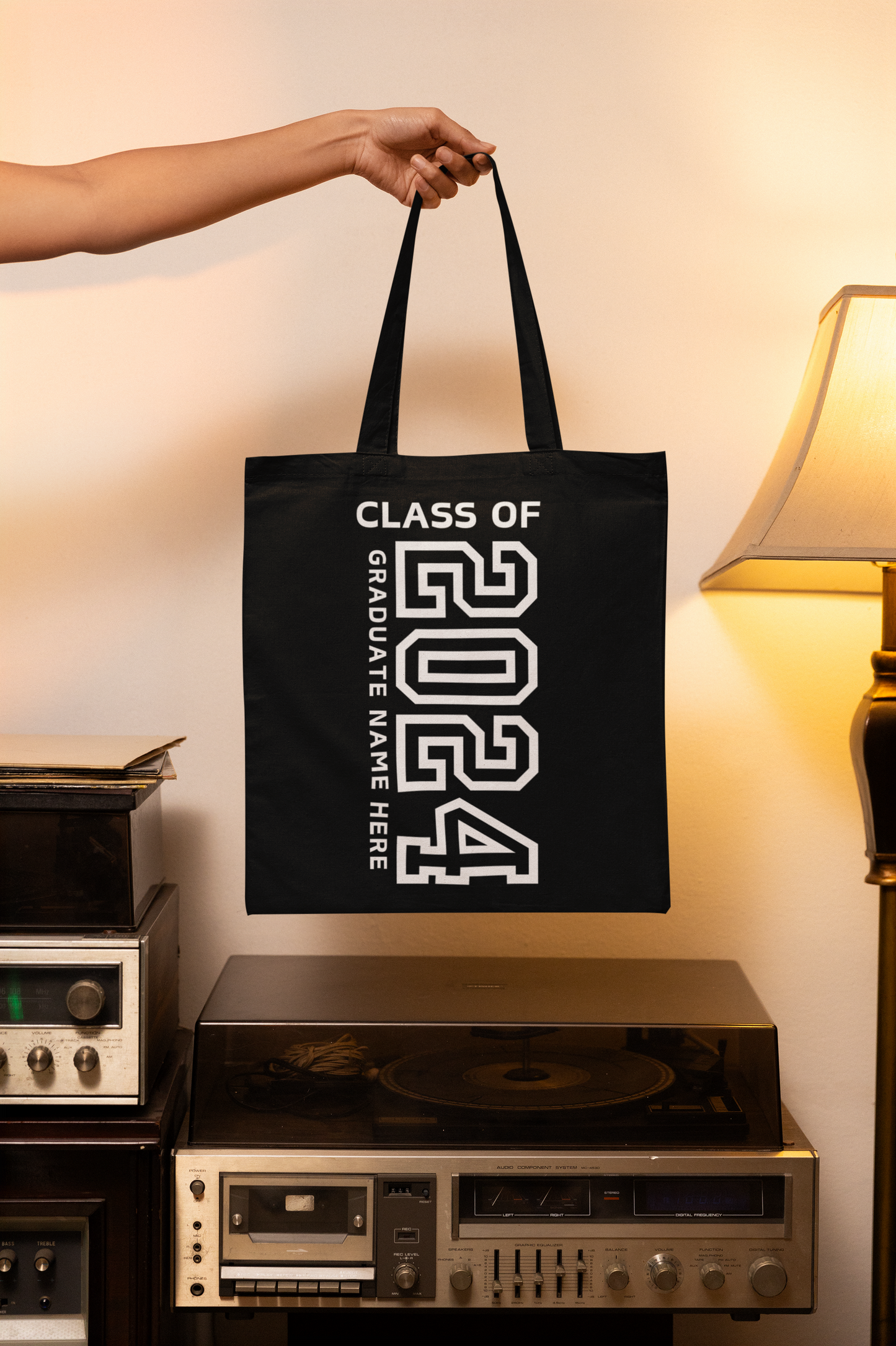 Personalized Class of 2024 & 2025 Graduation Tote Bag