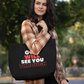 God Will See You Through Jumbo Tote - Red