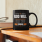 God Will See You Through Mug - Orange