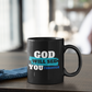 God Will See You Through Mugs - Blue