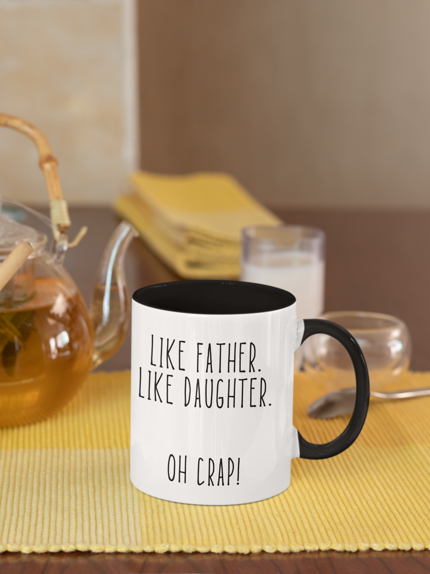 Like Father Like Daughter Oh Crap Mug