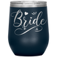 Bride Stainless Steel Wine Tumbler 12 oz.