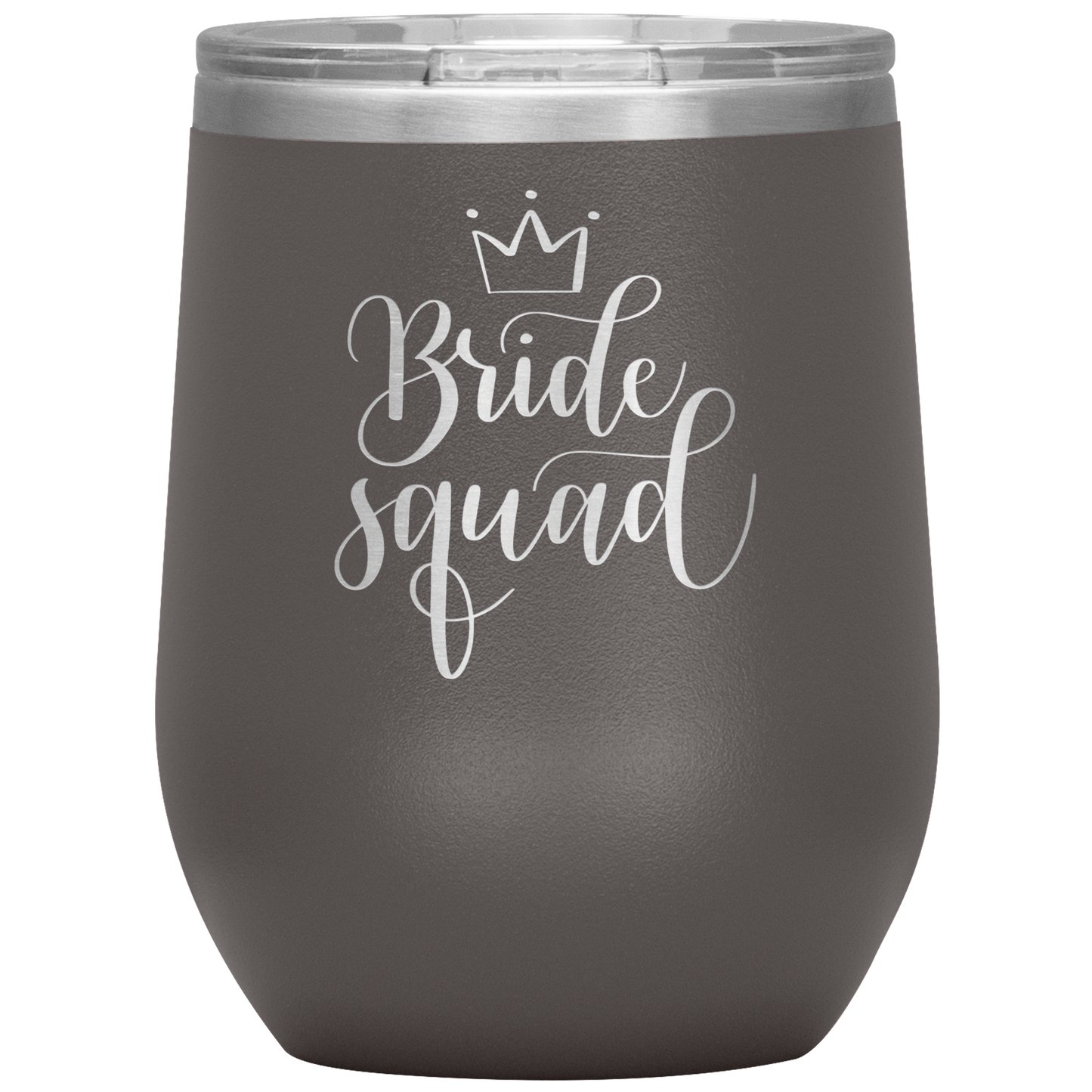 Bride Squad Stainless Steel Wine Tumbler 12 oz.