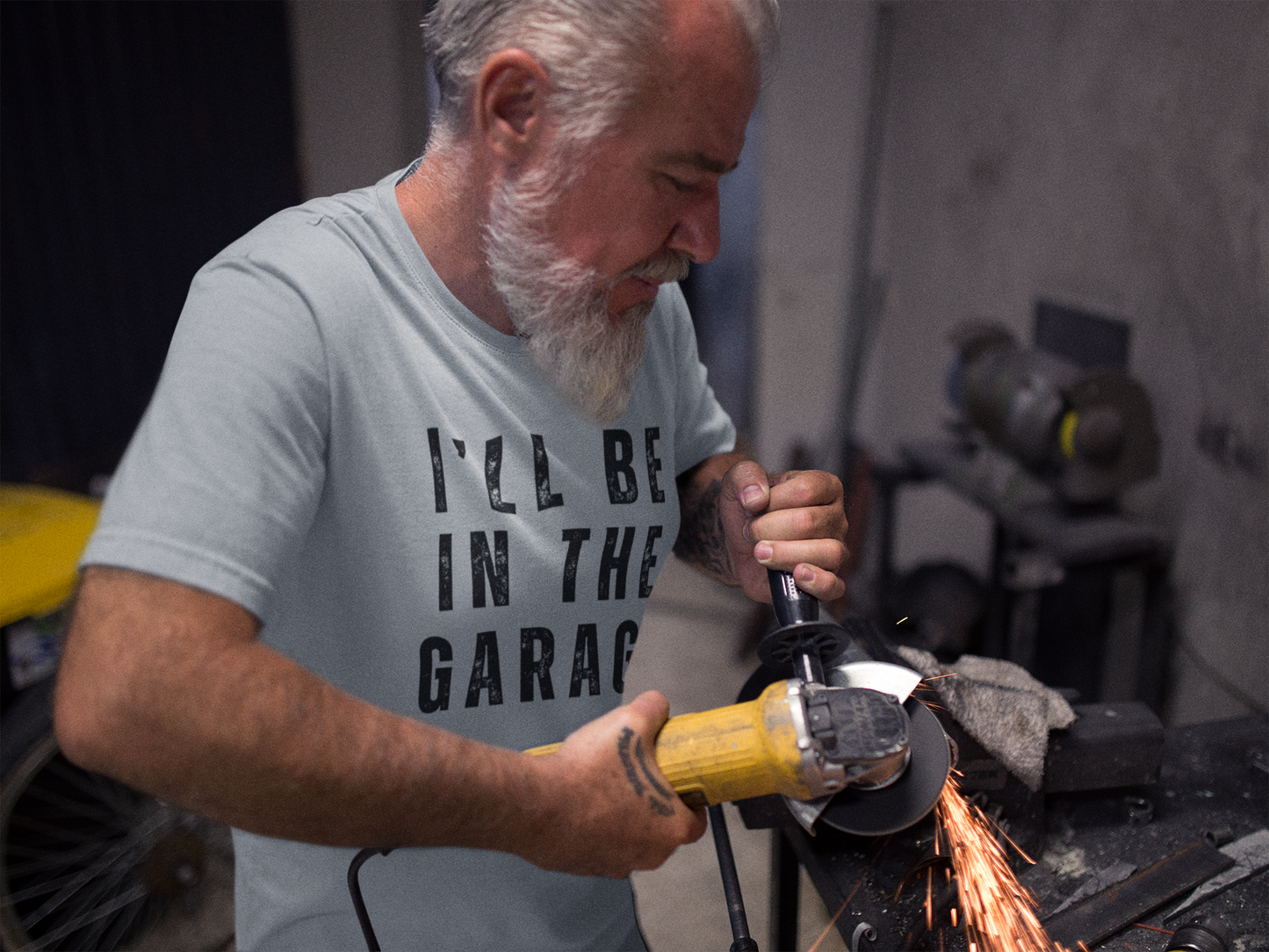 Gift For Him | I'll Be In The Garage Premium Short Sleeve T-Shirt