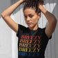 Breezy Distressed Colorful T-Shirt