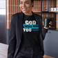 God Will See You Through T-Shirt - Blue