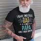 Dad & Papa I Rock Them Both T-Shirt