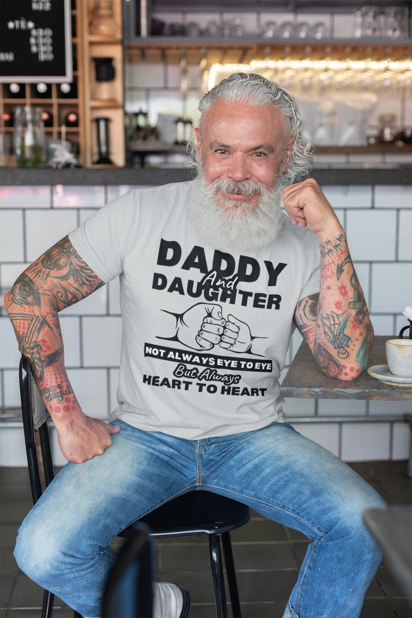 Gift For Dad | Daddy Daughter T-Shirt