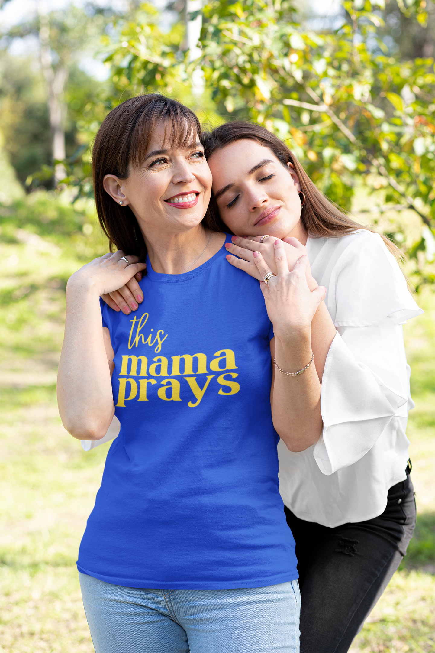 Gift For Mom | This Mama Prays Shirt