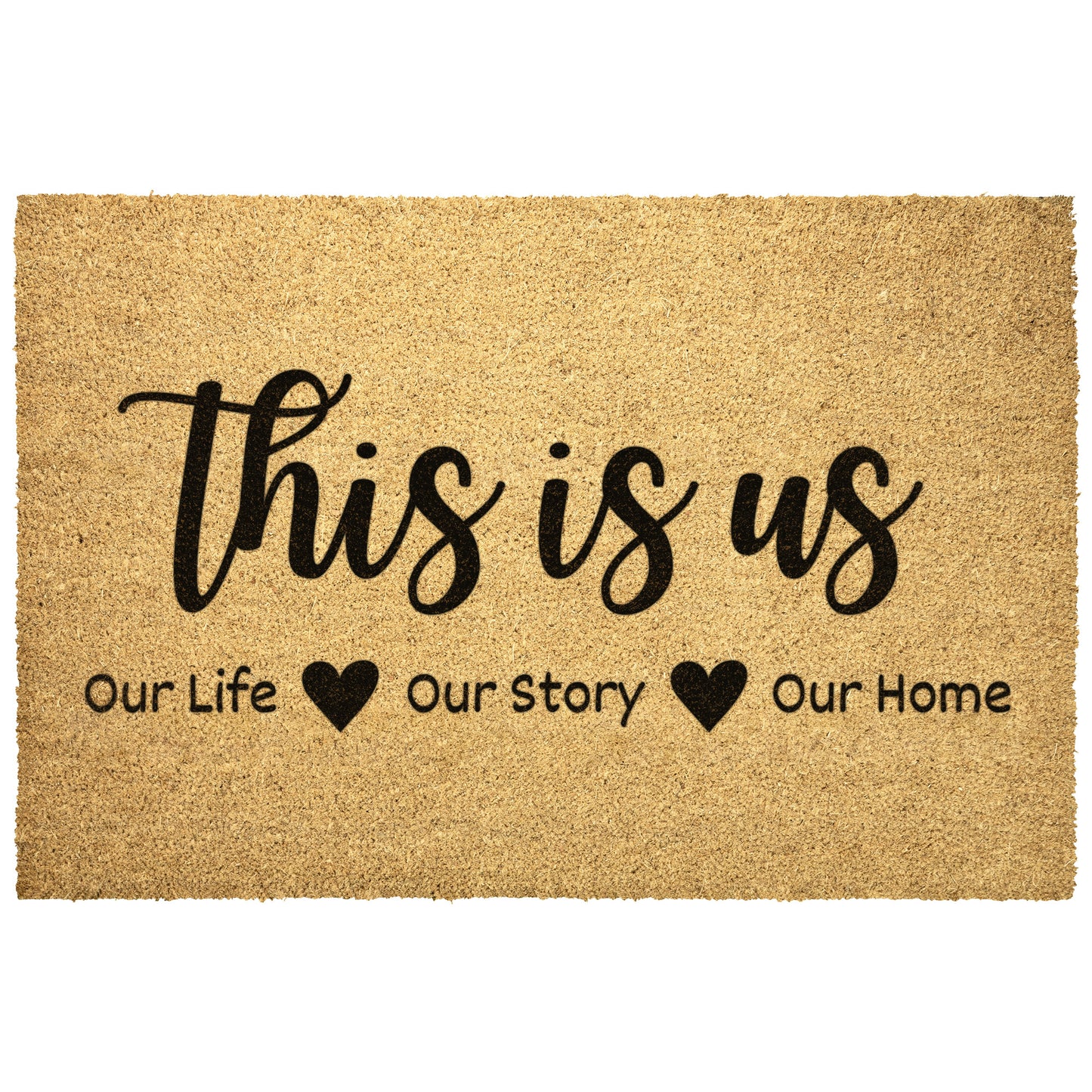This is us Outdoor Golden Coir Doormat