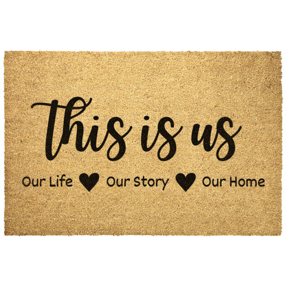 This is us Outdoor Golden Coir Doormat