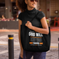 God Will See You Through Jumbo Tote - Orange