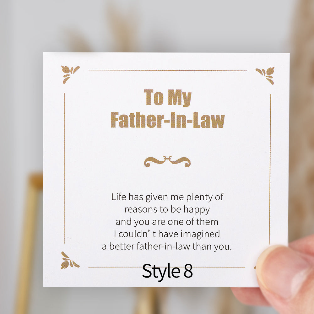 Gift For Dad | Custom Family Keychain Daddy Keychain Gift for Family Gift Cards Set