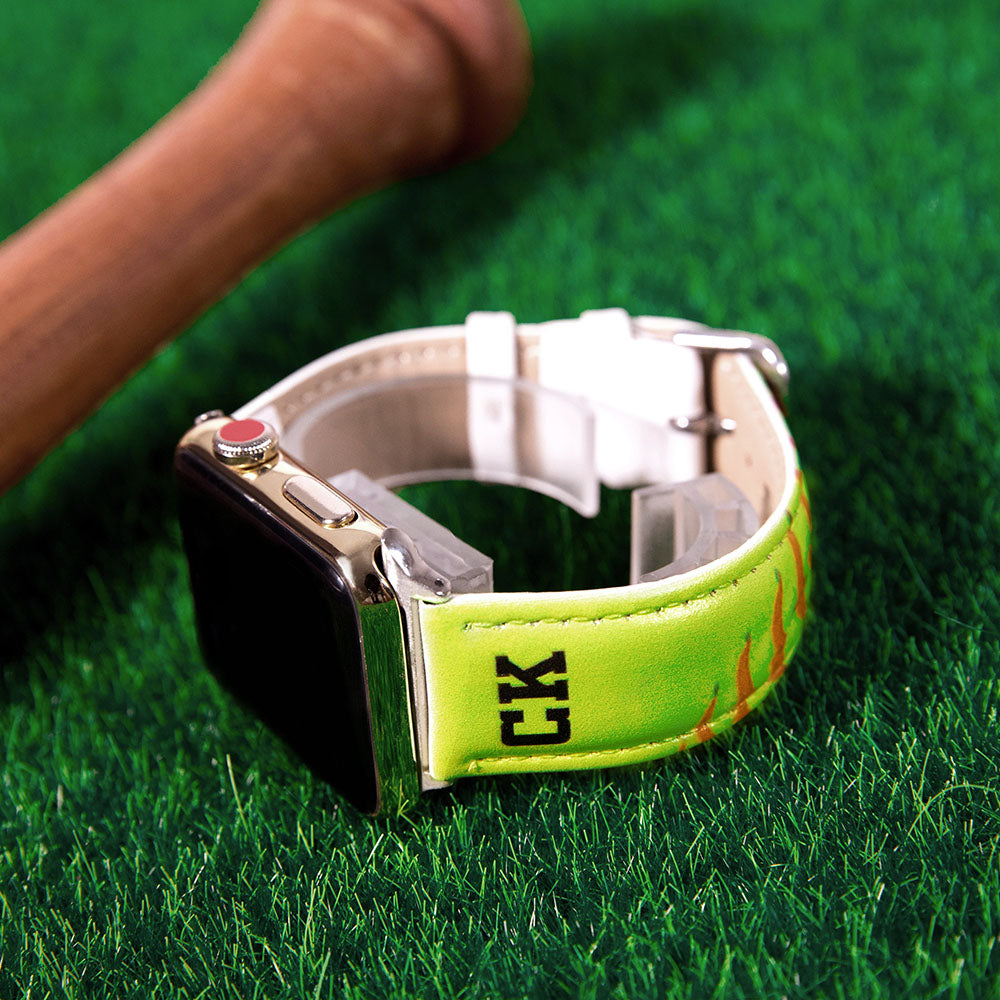 Personalized Sports Leather Watch Band for Apple Watch