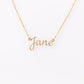 Gift For Her | Custom Name Necklace | Gold, Rose Gold, & Silver