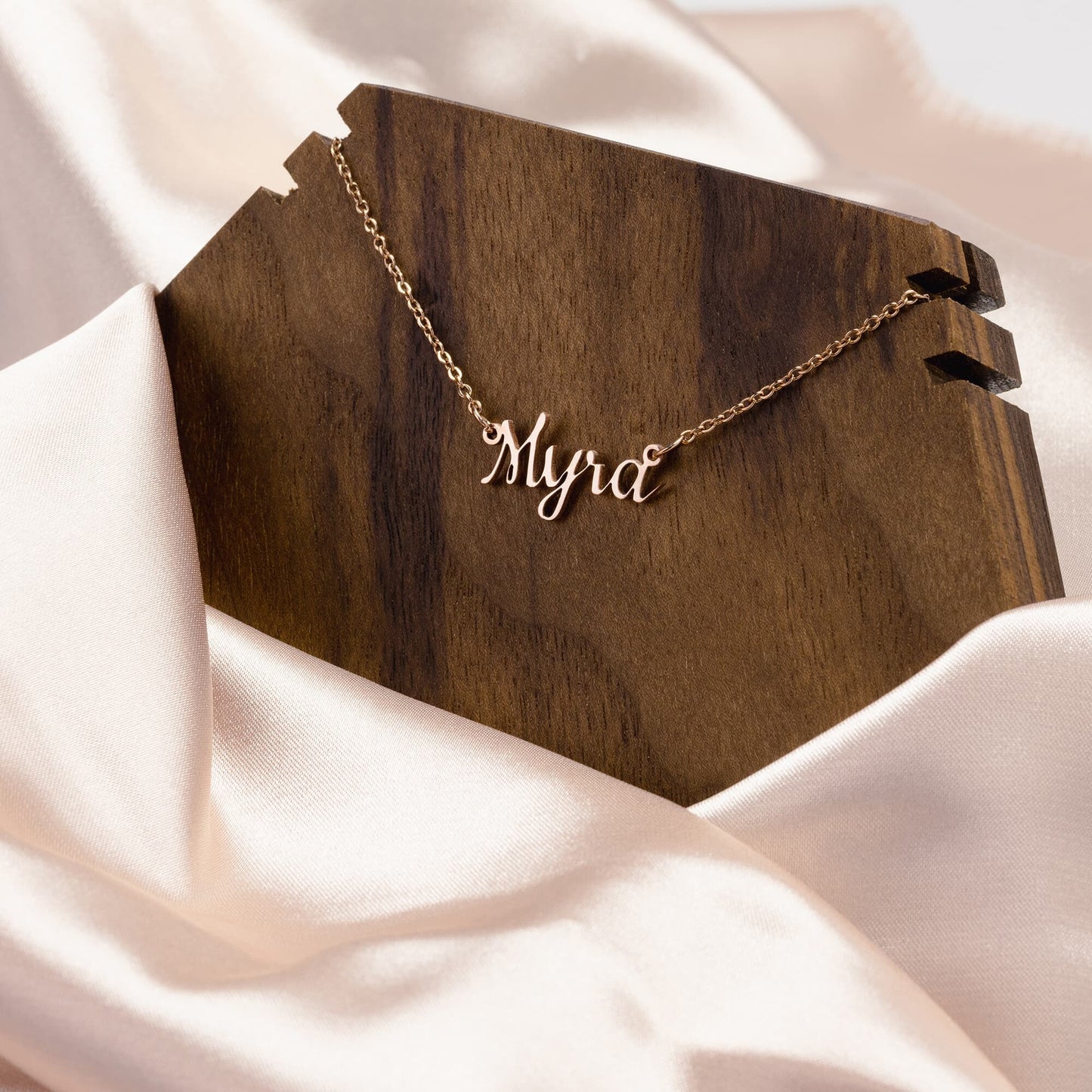Gift For Her | Custom Name Necklace | Gold, Rose Gold, & Silver