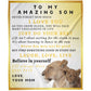 Lioness & Cub Blanket for son