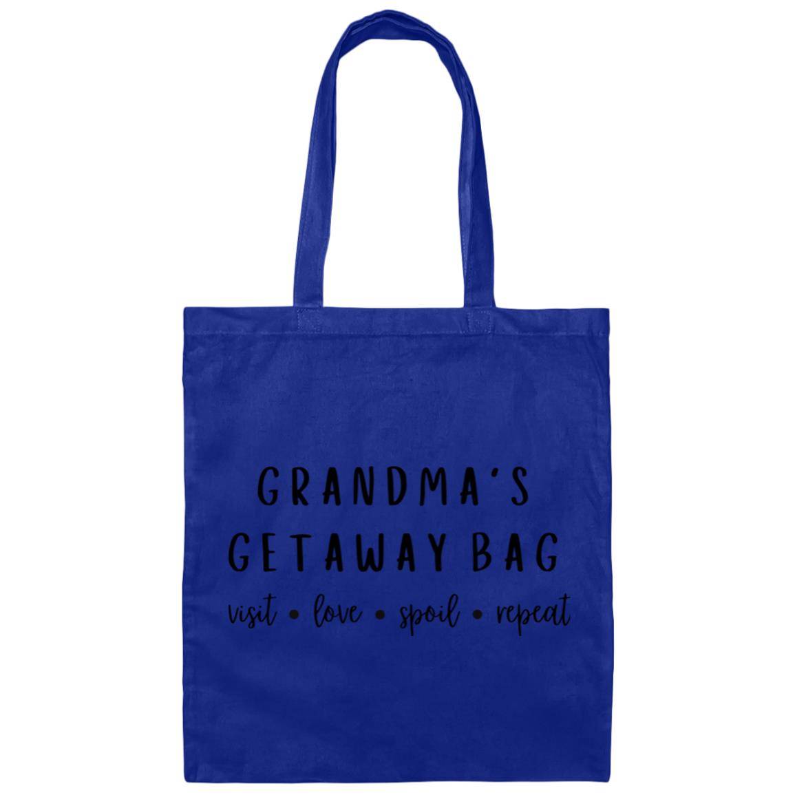 Grandma's Getaway Bag Canvas Tote Bag