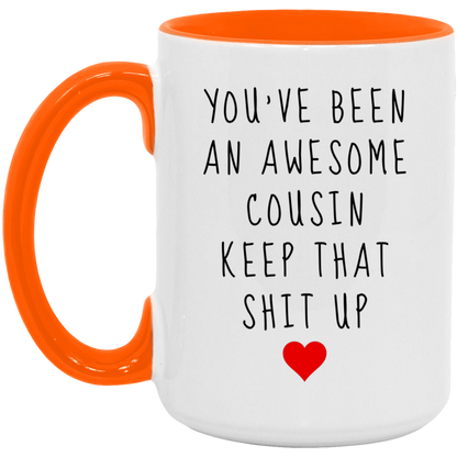 To My Cousin | Awesome Cousin Mug 15 oz.