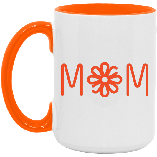 Orange Flower Mom Mug