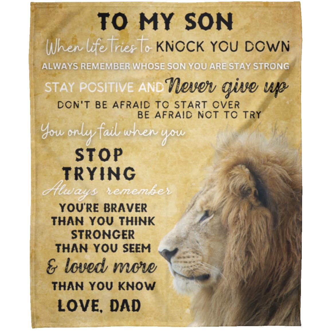 Lion Blanket To Daughter