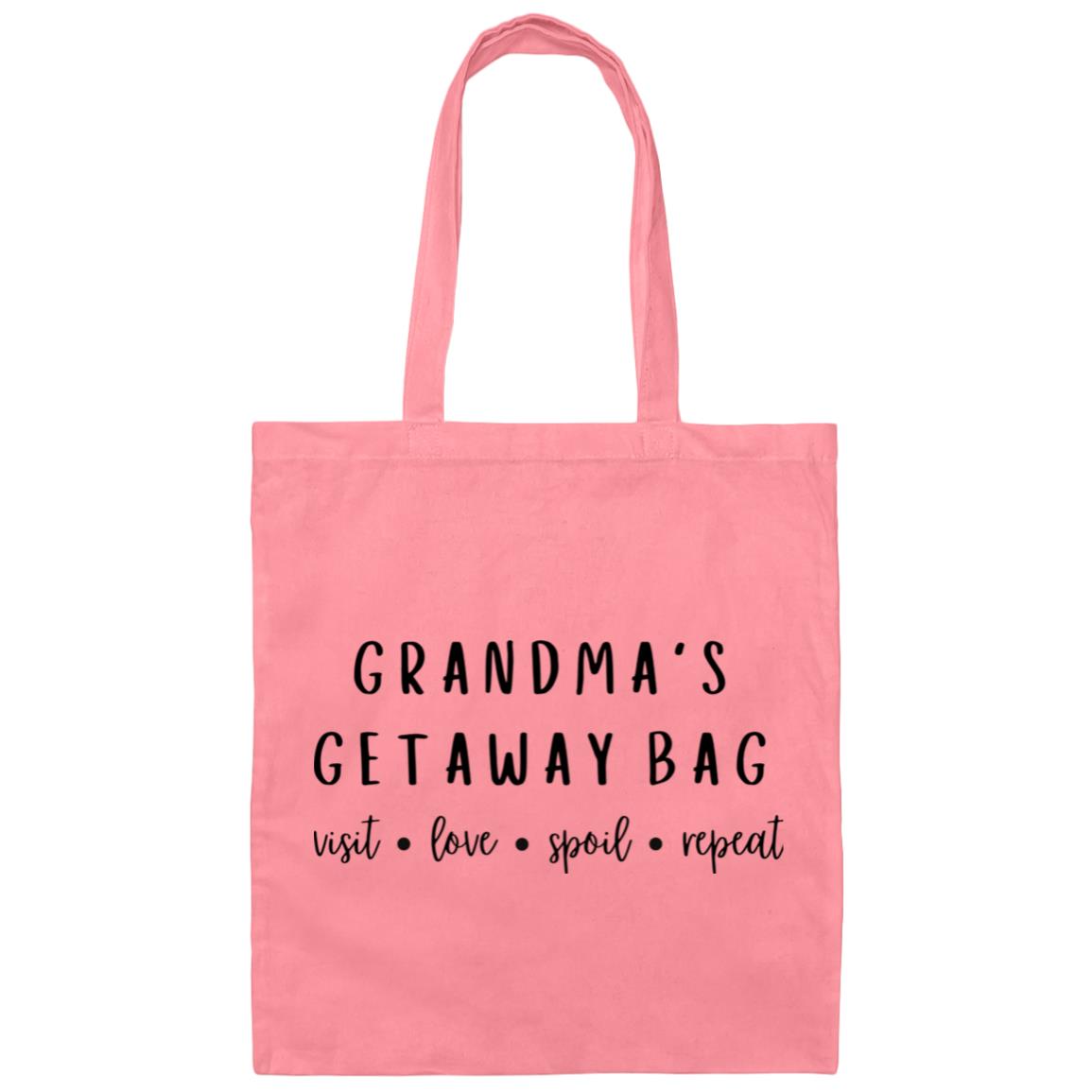 Grandma's Getaway Bag Canvas Tote Bag