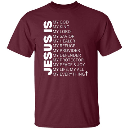 Jesus Is My Everything T-Shirt | White Text