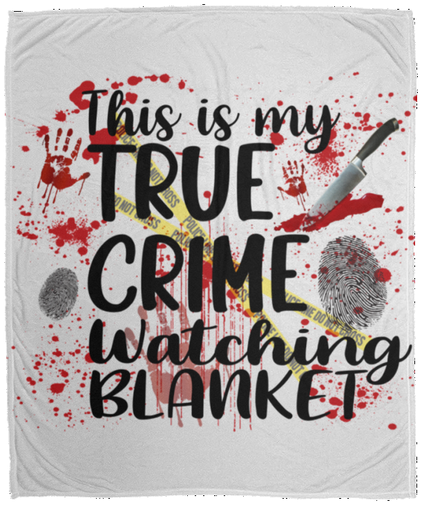 True Crime Movie Watching Blanket 50x60