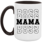 Gift For Mom | Boss Mama Accent Colored Mug 15 oz.
