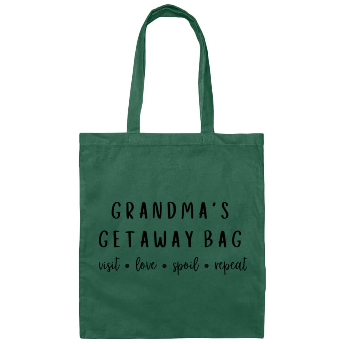 Grandma's Getaway Bag Canvas Tote Bag