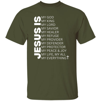 Jesus Is My Everything T-Shirt | White Text