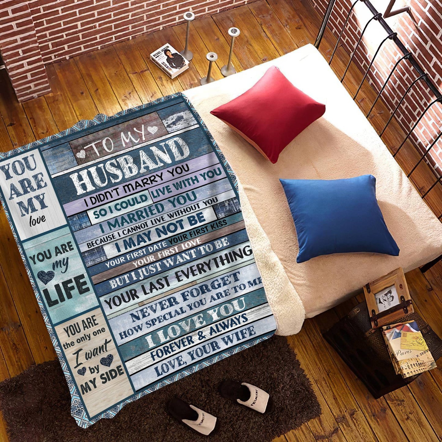 Gift For Husband | Last Everything Blanket 50x60 From Wife