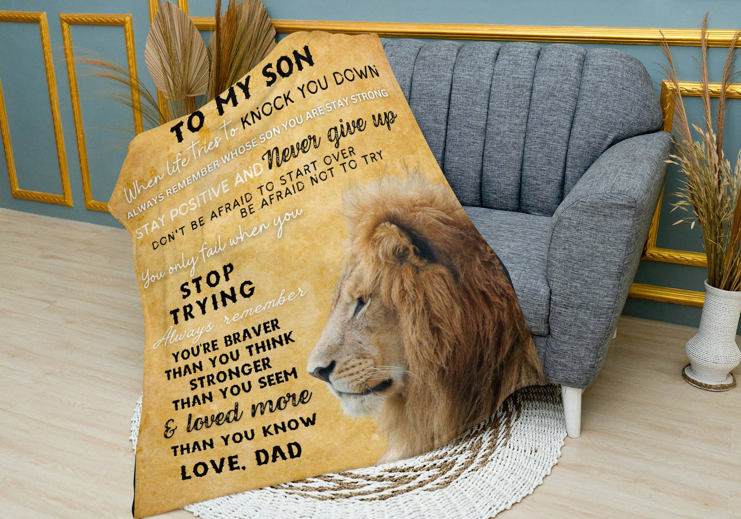 Lion Blanket To Daughter